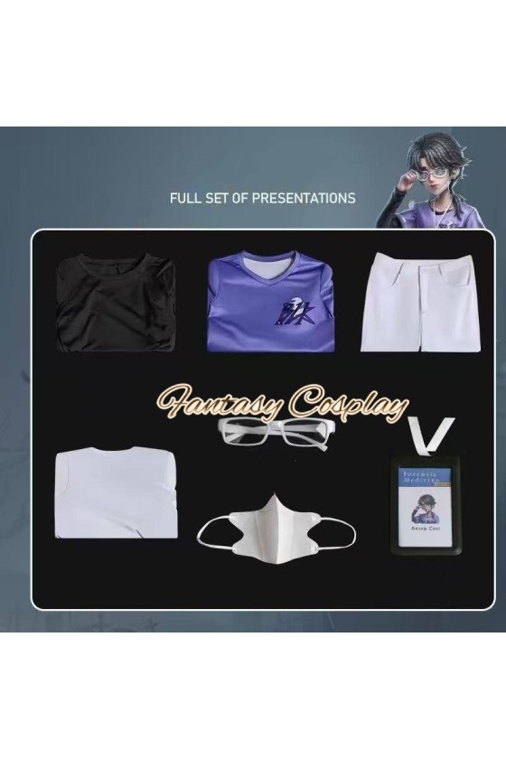 Identity V Embalmer Aesop Carl BLK.AESOP Cosplay Costume